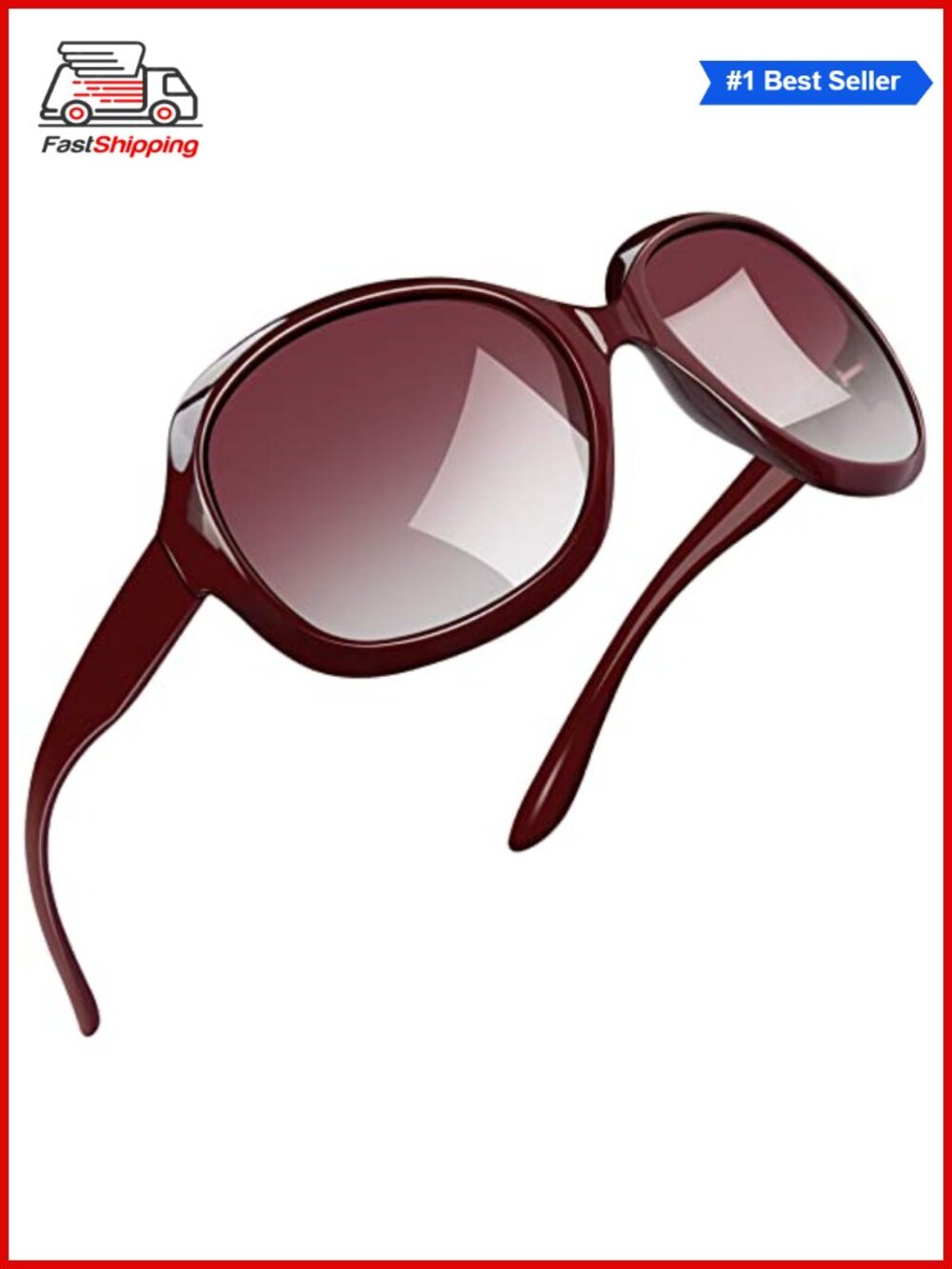 ✨ Butterly Oversized Polarized Butterfly Sunglasses UV400 Full Wrap Adult Women